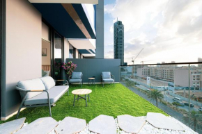 Spacious Balcony, 1BR, Pool, Full Kitchen at JVC